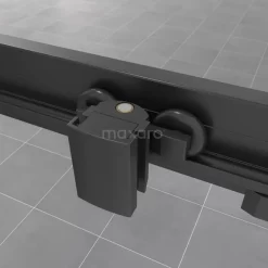 Ruby Allure Douchecabine | 120x90 Cm Mat Zwart Helder Glas Schuifdeur Halfvrijstaande Rechthoek -Winkel Voor Badkamermeubels ruby allure douchecabine 120x90 cm mat zwart helder glas schuifdeur halfvrijstaande rechthoek u0920 1209m 3