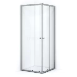 Ruby Allure Douchecabine | 70x70 Cm Chroom Helder Glas Schuifdeur Vierkant