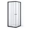 Ruby Allure Douchecabine | 80x70 Cm Mat Zwart Helder Glas Schuifdeur Rechthoek -Winkel Voor Badkamermeubels ruby allure douchecabine 80x70 cm mat zwart helder glas schuifdeur rechthoek l0820 0807m