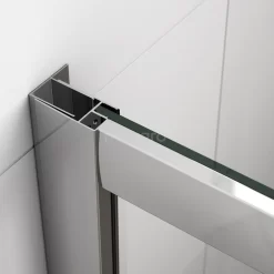 Ruby Allure Douchecabine | 90x80 Cm Chroom Helder Glas Schuifdeur Rechthoek -Winkel Voor Badkamermeubels ruby allure douchecabine 90x80 cm chroom helder glas schuifdeur rechthoek l0820 0908c 1