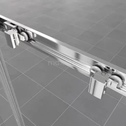 Ruby Allure Douchedeur | 105 Cm Chroom Helder Glas Schuifdeur -Winkel Voor Badkamermeubels ruby allure douchedeur 105 cm chroom helder glas schuifdeur s0880 1000c 2