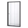 Ruby Allure Douchedeur | 105 Cm Mat Zwart Helder Glas Schuifdeur -Winkel Voor Badkamermeubels ruby allure douchedeur 105 cm mat zwart helder glas schuifdeur s0880 1000m