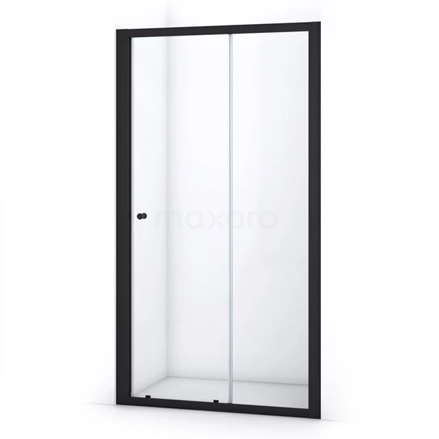 Ruby Allure Douchedeur | 105 Cm Mat Zwart Helder Glas Schuifdeur 3 Ruby Allure Douchedeur | 105 Cm Mat Zwart Helder Glas Schuifdeur
