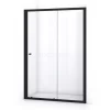 Ruby Allure Douchedeur | 135 Cm Mat Zwart Helder Glas Schuifdeur -Winkel Voor Badkamermeubels ruby allure douchedeur 135 cm mat zwart helder glas schuifdeur s0880 1300m