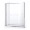 Ruby Allure Douchedeur | 175 Cm Chroom Helder Glas Schuifdeur -Winkel Voor Badkamermeubels ruby allure douchedeur 175 cm chroom helder glas schuifdeur s0880 1700c