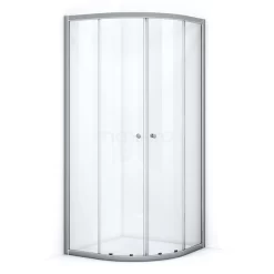 Ruby Essence Douchecabine | 80x80 Cm Chroom Helder Glas Schuifdeur Kwartrond