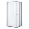 Ruby Essence Douchecabine | 90x80 Cm Chroom Helder Glas Schuifdeur Vierkant 1 Ruby Essence Douchecabine | 90x80 Cm Chroom Helder Glas Schuifdeur Vierkant -Winkel Voor Badkamermeubels ruby essence douchecabine 90x80 cm chroom helder glas schuifdeur vierkant l2805 0908c
