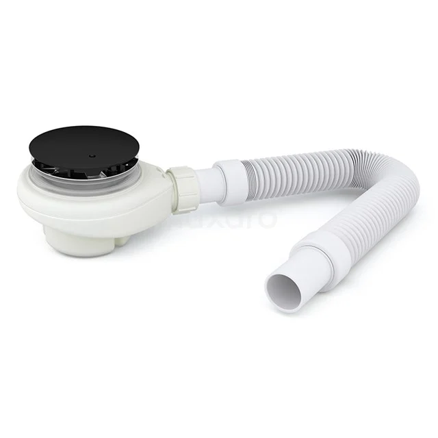 Sifon & Afvoerslang Hoge Douchebak En Stoomcabine Zwart 3 Sifon & Afvoerslang Hoge Douchebak En Stoomcabine Zwart