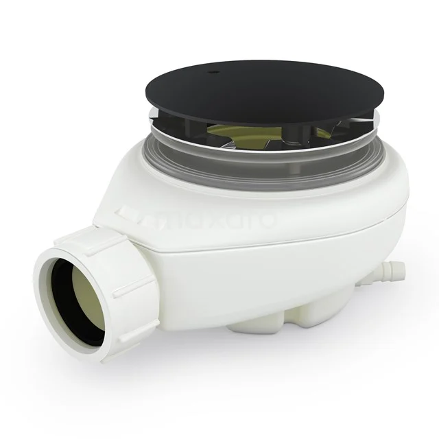 Sifon Lage Douchebak Zwart 3 Sifon Lage Douchebak Zwart