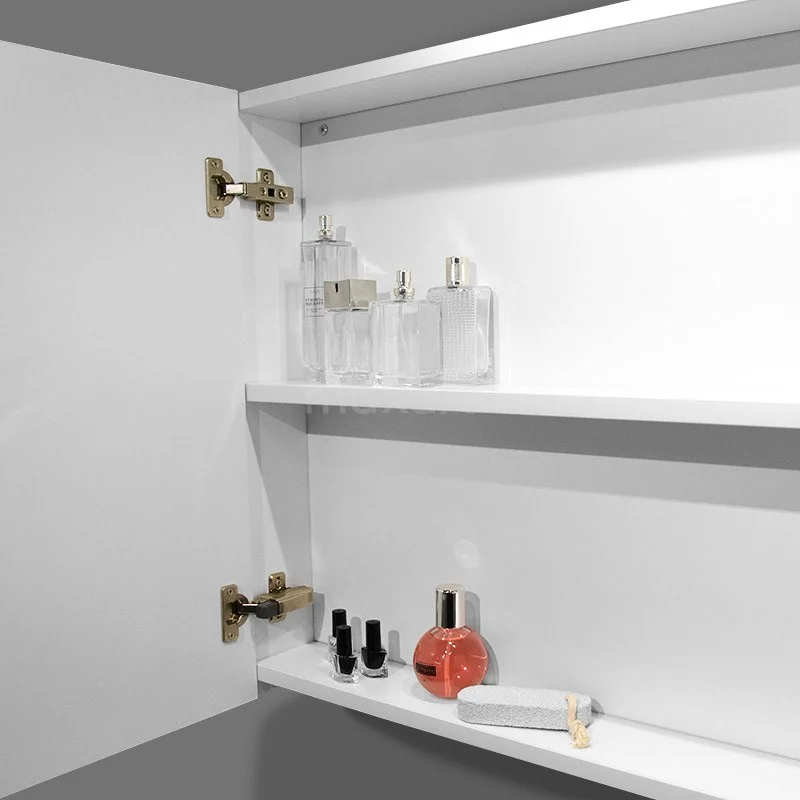 Spiegelkast Lato 45x62cm Hoogglans Wit 1 Deur 4 Spiegelkast Lato 45x62cm Hoogglans Wit 1 Deur - Afbeelding 2