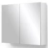 Spiegelkast Lato 80x62cm Hoogglans Wit 2 Deuren