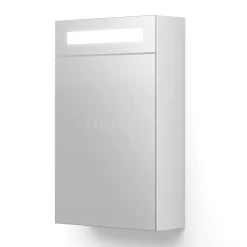 Spiegelkast Met Verlichting Filo 40x62,5cm Hoogglans Wit