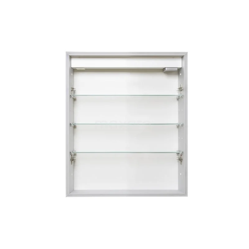 Spiegelkast Met Verlichting Lento 60x70cm Stopcontact 5 Spiegelkast Met Verlichting Lento 60x70cm Stopcontact - Afbeelding 3