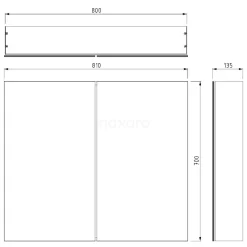 Spiegelkast Met Verlichting Lento 80x70cm Stopcontact 17 Spiegelkast Met Verlichting Lento 80x70cm Stopcontact -Winkel Voor Badkamermeubels spiegelkast met verlichting lento 80x70cm stopcontact k45 0800 55505 7
