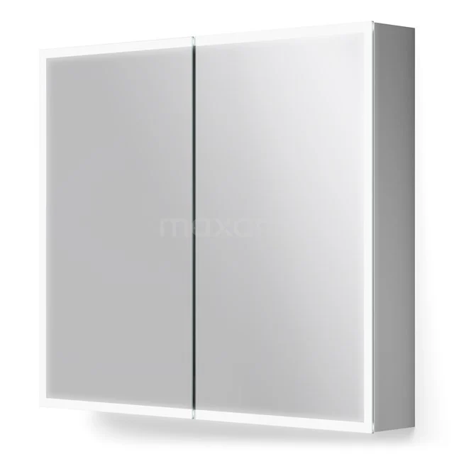 Spiegelkast Met Verlichting Lento 80x70cm Stopcontact 3 Spiegelkast Met Verlichting Lento 80x70cm Stopcontact