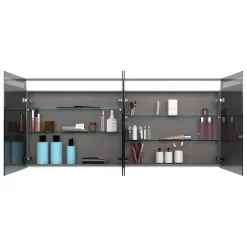 Spiegelkast Met Verlichting Modulo 160x70cm Mat Wit -Winkel Voor Badkamermeubels spiegelkast met verlichting modulo 160x70cm mat wit k99 1600 59008 05 1