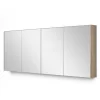 Spiegelkast Met Verlichting Modulo 180x70cm Lichtbruin Eiken 2 Spiegelkast Met Verlichting Modulo 180x70cm Lichtbruin Eiken -Winkel Voor Badkamermeubels spiegelkast met verlichting modulo 180x70cm lichtbruin eiken k99 1800 59009 34