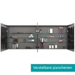 Spiegelkast Met Verlichting Modulo 180x70cm Lichtgrijs Beton -Winkel Voor Badkamermeubels spiegelkast met verlichting modulo 180x70cm lichtgrijs beton k99 1800 59009 50 2
