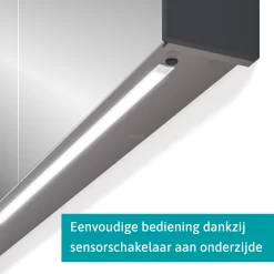 Spiegelkast Met Verlichting Modulo 60x70cm Donkergrijs 10 Spiegelkast Met Verlichting Modulo 60x70cm Donkergrijs -Winkel Voor Badkamermeubels spiegelkast met verlichting modulo 60x70cm donkergrijs k99 0600 59008 06 3