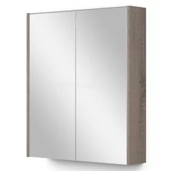 Spiegelkast Met Verlichting Modulo 60x70cm Eiken