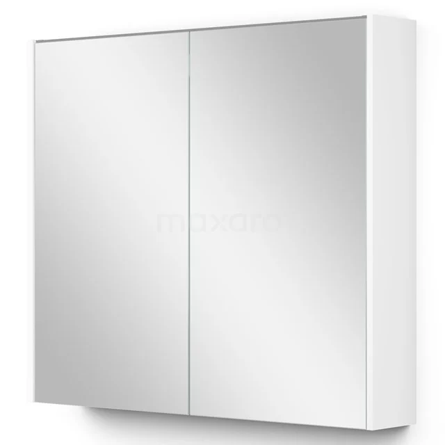 Spiegelkast Met Verlichting Modulo 80x70cm Mat Wit 3 Spiegelkast Met Verlichting Modulo 80x70cm Mat Wit