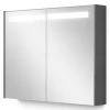 Spiegelkast Met Verlichting Modulo 90x70cm Donkergrijs Beton 2 Spiegelkast Met Verlichting Modulo 90x70cm Donkergrijs Beton -Winkel Voor Badkamermeubels spiegelkast met verlichting modulo 90x70cm donkergrijs beton k99 0900 59008 51