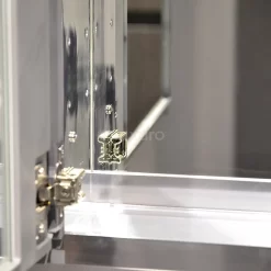 Spiegelkast Mio 50x66cm Aluminium 1 Deur -Winkel Voor Badkamermeubels spiegelkast mio 50x66cm aluminium 1 deur k03 0500 45605 3