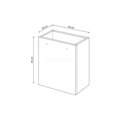 Toiletmeubel Met Waskom Keramiek Modulo Hoogglans Zwart Greeploos 41 Cm Donkergrijs Blad -Winkel Voor Badkamermeubels toiletmeubel met waskom keramiek modulo hoogglans zwart greeploos 41 cm donkergrijs blad tmk10 01643 4