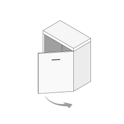 Toiletmeubel Met Waskom Keramiek Modulo Mat Zwart Greeploos 41 Cm Lichtgrijs Beton Blad -Winkel Voor Badkamermeubels toiletmeubel met waskom keramiek modulo mat zwart greeploos 41 cm lichtgrijs beton blad tmk10 03000 2