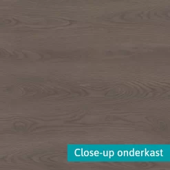 Toiletmeubel Met Waskom Mineraalmarmer Glanzend Modulo Donkerbruin Eiken 41 Cm Wandbeugels RVS -Winkel Voor Badkamermeubels toiletmeubel met waskom mineraalmarmer glanzend modulo donkerbruin eiken 41 cm wandbeugels rvs tmk01 00327 2