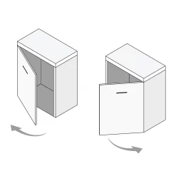 Toiletmeubel Met Waskom Quartz Modulo Donkerbruin Eiken Vlak 41 Cm Donkergrijs Blad -Winkel Voor Badkamermeubels toiletmeubel met waskom quartz modulo donkerbruin eiken vlak 41 cm donkergrijs blad tmk10 02377 2