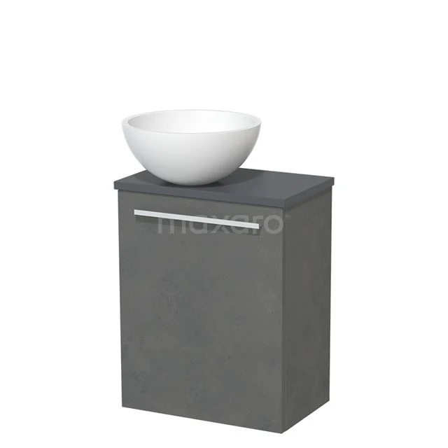 Toiletmeubel Met Waskom Solid Surface Modulo Donkergrijs Beton Vlak 41 Cm Donkergrijs Blad 3 Toiletmeubel Met Waskom Solid Surface Modulo Donkergrijs Beton Vlak 41 Cm Donkergrijs Blad