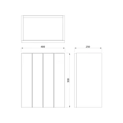Toiletmeubel Met Waskom Solid Surface Modulo Mat Zwart Lamel 41 Cm Lichtbruin Eiken Blad -Winkel Voor Badkamermeubels toiletmeubel met waskom solid surface modulo mat zwart lamel 41 cm lichtbruin eiken blad tmk10 02743 6