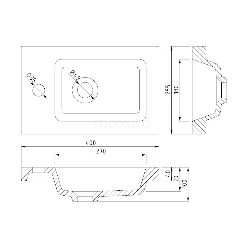 Toiletmeubel Met Wastafel Keramiek Modulo Hoogglans Wit 40 Cm 8 Toiletmeubel Met Wastafel Keramiek Modulo Hoogglans Wit 40 Cm - Afbeelding 6