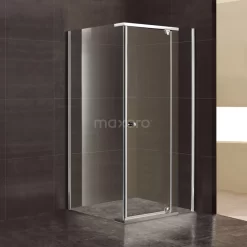 Topaz Douchecabine | 90x90 Cm Chroom Draaideur Vierkant -Winkel Voor Badkamermeubels topaz douchecabine 90x90 cm chroom draaideur vierkant l6305 0900 2