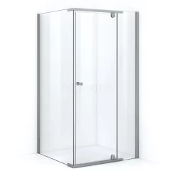 Topaz Douchecabine | 90x90 Cm Chroom Draaideur Vierkant