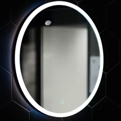 Vivo Badkamerspiegel Met Ledverlichting | 100 Cm Rond Zwart 12 Vivo Badkamerspiegel Met Ledverlichting | 100 Cm Rond Zwart -Winkel Voor Badkamermeubels vivo badkamerspiegel met ledverlichting 100 cm rond zwart m45 1000 43180 4