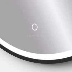 Vivo Badkamerspiegel Met Ledverlichting | 80 Cm Rond Zwart 10 Vivo Badkamerspiegel Met Ledverlichting | 80 Cm Rond Zwart -Winkel Voor Badkamermeubels vivo badkamerspiegel met ledverlichting 80 cm rond zwart m45 0800 43180 2