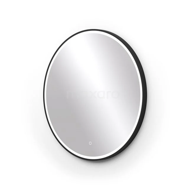 Vivo Badkamerspiegel Met Ledverlichting | 80 Cm Rond Zwart 3 Vivo Badkamerspiegel Met Ledverlichting | 80 Cm Rond Zwart