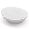 Waskom Clasico Keramiek Mat Wit 41x33,5cm Ovaal -Winkel Voor Badkamermeubels waskom clasico keramiek mat wit 41x335cm ovaal k120 0160mw