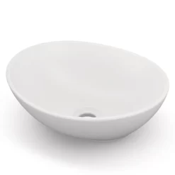 Waskom Clasico Keramiek Mat Wit 41x33,5cm Ovaal