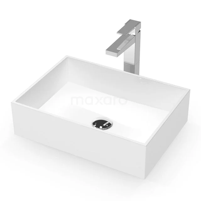 Waskom Mintra Mineraalmarmer Glanzend 45x32,5cm Rechthoek 3 Waskom Mintra Mineraalmarmer Glanzend 45x32,5cm Rechthoek