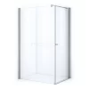 Zircon Comfort Douchecabine | 120x90 Cm Chroom Helder Glas Draaideur Rechthoek -Winkel Voor Badkamermeubels zircon comfort douchecabine 120x90 cm chroom helder glas draaideur rechthoek dc 1209013