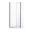Zircon Comfort Douchedeur | 115 Cm Chroom Helder Glas Draaideur