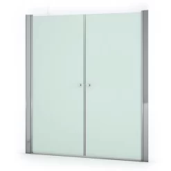 Zircon Comfort Douchedeur | 180 Cm Chroom Matglas Pendeldeur