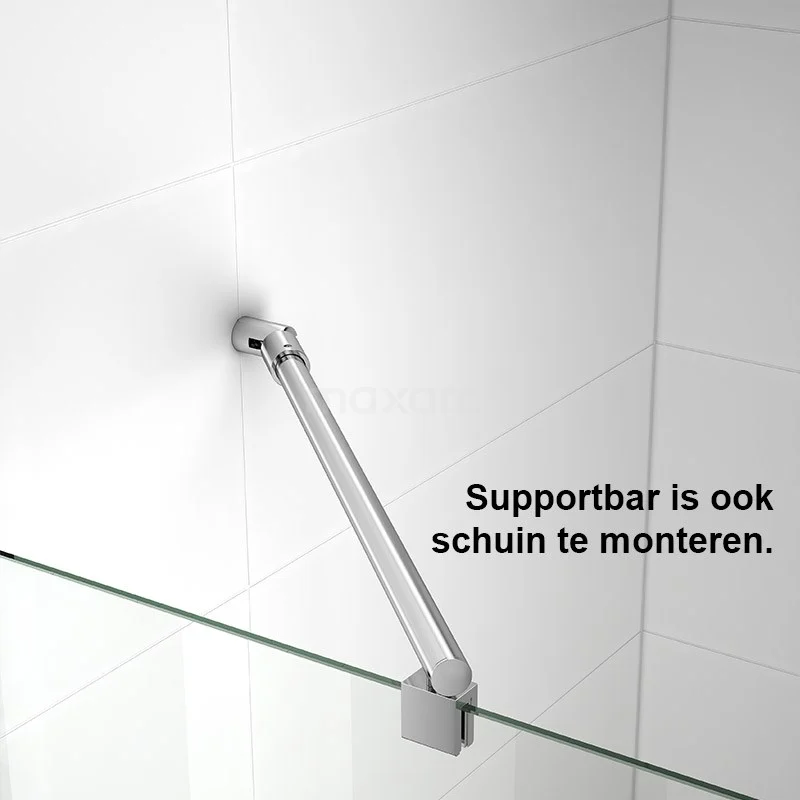 Zircon Comfort Douchedeur | 190 Cm Chroom Helder Glas Draaideur 9 Zircon Comfort Douchedeur | 190 Cm Chroom Helder Glas Draaideur - Afbeelding 7