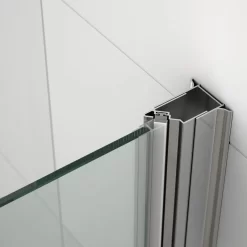 Zircon Comfort Douchedeur | 75 Cm Chroom Helder Glas Draaideur -Winkel Voor Badkamermeubels zircon comfort douchedeur 75 cm chroom helder glas draaideur s0330 0769n 3