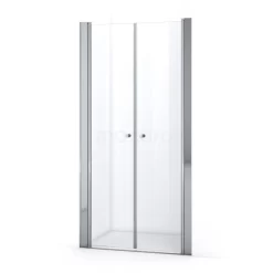 Zircon Comfort Douchedeur | 95 Cm Chroom Helder Glas Pendeldeur
