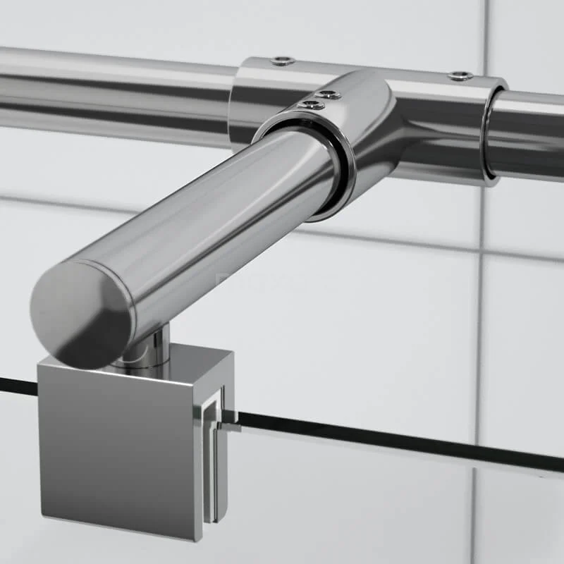 Zircon Comfort Inloopdouche | 100x70 Cm Chroom Helder Glas 2 Vaste Wanden 7 Zircon Comfort Inloopdouche | 100x70 Cm Chroom Helder Glas 2 Vaste Wanden - Afbeelding 5