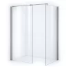 Zircon Comfort Inloopdouche | 100x90 Cm Chroom Helder Glas 2 Vaste Wanden -Winkel Voor Badkamermeubels zircon comfort inloopdouche 100x90 cm chroom helder glas 2 vaste wanden gw 1009013